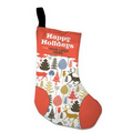 Happy Holidays Print 100% Recycled PET Stocking